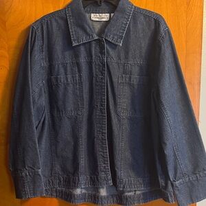 New Directions Indigo Jean Jacket